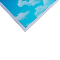Panneau de plafond intérieur moderne en aluminium avec LED bleu clair ciel blanc nuage lucarne artificielle naturelle conception bureau à domicile