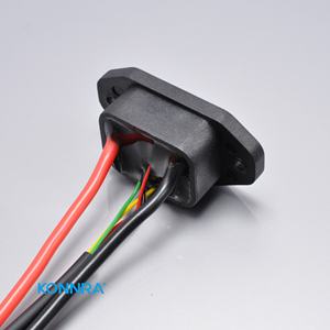 Konnra इलेक्ट्रिक कनेक्टर किट दोहरी सॉकेट 2 + 4 पिन चार्ज डिस्चार्ज प्लग एडाप्टर - Product Image 4