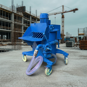 Mezcladora de Mortero Eléctrica de Alta Eficiencia y Gran Capacidad de 250 Litros para Ingeniería de Construcción, Mezcladora de Concreto Móvil - Product Image 3