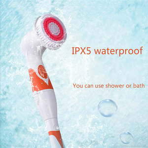 Kit de brosses nettoyantes et exfoliantes 7-en-1 pour le corps et le visage, brosse électrique pour le visage, vente en gros - Product Image 5