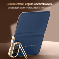 Étui de luxe en cuir PU pour iPhone Duo 5G avec fenêtre intelligente et support, protection intégrale antichoc, coque à rabat