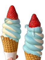IJsmachine met één kop, voor op het aanrecht, voor restaurants, fastfoodzaken, soft serve maker