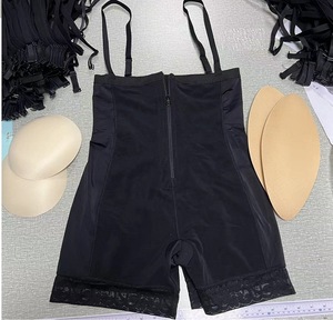 Bodycon <strong>Bodysuit</strong> with Zipper and Button Waist-cinching and Hip-enhancing Pads <strong>Sexy</strong> Body Shaping <strong>Tummy</strong> <strong>Control</strong> Butt Lift Pants - Product Image 1