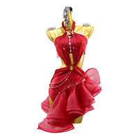 Traje de Baile Latino 2026 381jh, Traje de Competición de Alta Gama, Traje de Flores para Actuación en Blackpool, Vestido Sexy Personalizado para Samba