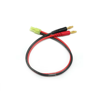 Câble de charge Mini Tamiya vers prise banane 4 mm 14AWG 300 mm pour batterie Lipo de drone RC et avion
