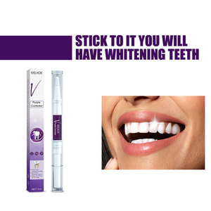 2026 Más Vendido: Herramienta Portátil para Blanquear Dientes Amarillentos <span class=keywords><strong>EELHOE</strong></span>, <span class=keywords><strong>Corrector</strong></span> Morado, Lápiz Blanqueador Dental - Product Image 4