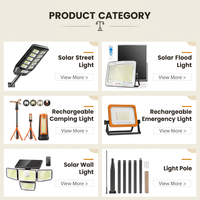 Lámpara Solar LED de 48 Luces de Brillo Superior, Grado Profesional, para Iluminación de Seguridad en Exteriores, para Calles Públicas