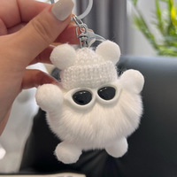 Porte-clés en gros pas chers, adorables, en forme de chiot, animaux mignons, porte-clés en peluche, porte-clés en métal, porte-clés de voiture, Llaveros