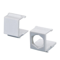 LIYUAN Keystone Jack buena placa de pared de inserción en blanco para conector F adaptador de Audio y vídeo piezas de telecomunicaciones para redes