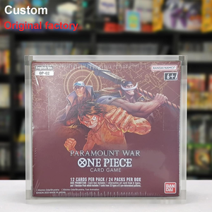 Vitrine en Acrylique Protectrice UV sur Mesure pour Boîte de Boosters <span class=keywords><strong>One</strong></span> <span class=keywords><strong>Piece</strong></span>, TCG Anglais avec Couvercle Magnétique, Coque Supérieure Moderne Pré-Assemblée - Product Image 1