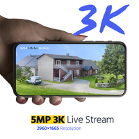 Caméra de sécurité CCTV analogique ANNKE 3K 5MP TVI avec vision nocturne, capteur CMOS, prise en charge DVR, double éclairage intelligent et micro intégré