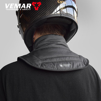 Echarpe de cou d'hiver pour moto Echarpe de cou résistante au froid Col thermique en polaire Bavoir Randonnée Cyclisme Running Sports Ski Snowboard Femmes Hommes