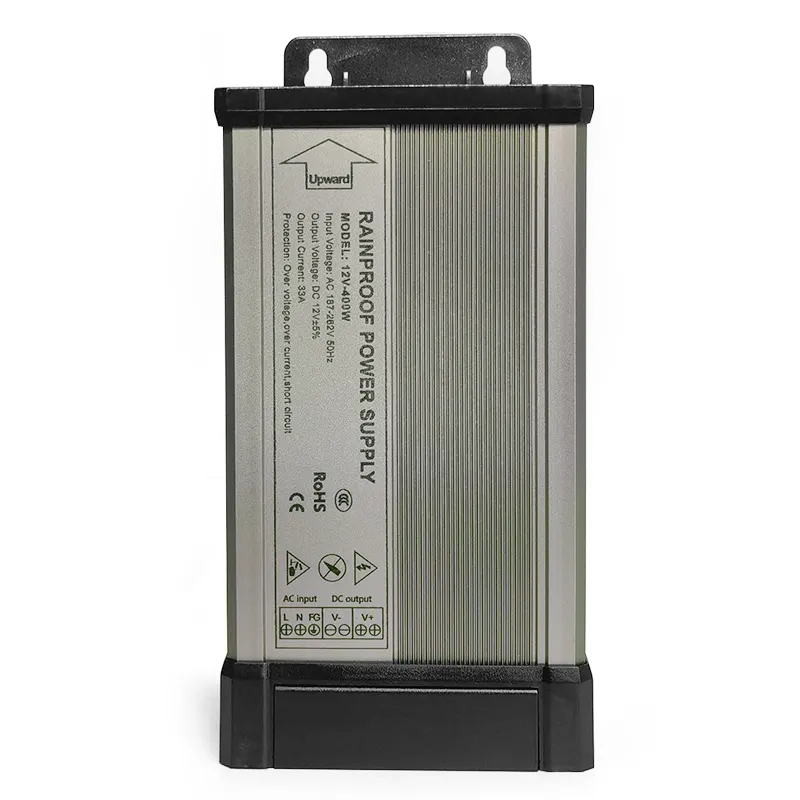 BST Cheaper Price 400w 12v 24v Switch Mode LED Rainproof Power Supply IP67 For Ultra Thin Light Box