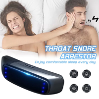 Dispositif anti-ronflement portable, modulant le statut des muscles de la gorge, éliminant les interférences du sommeil, offrant un effet de repos rafraîchissant