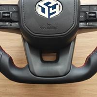 Volant en cuir pour Toyota Land Cruiser, Hilux GR, Fortuner, Camry MK5, X A90, Série 79, Corolla GT 86, LC300, Mark X, Tacoma