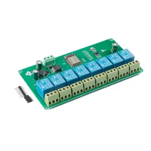 ESP8266WIFI module relais à huit voies carte de développement ESP-12F développement secondaire alimentation 5V/7-28V