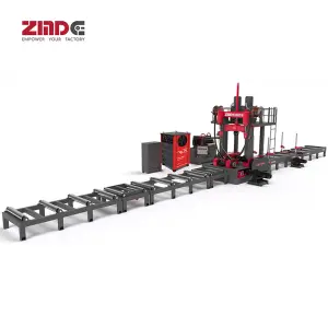 ZMDE 자동 H 빔 스틸 용접 생산 라인 H 빔 스틸 어셈블리 용접 직선 기계