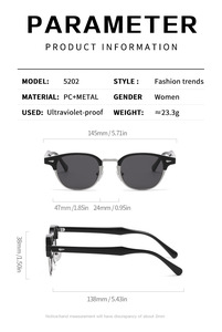 2025 nuovo classico retrò UV 400 <span class=keywords><strong>occhiali</strong></span> <span class=keywords><strong>da</strong></span> sole Logo personalizzato stile femminile confortevoli PC rotondi <span class=keywords><strong>occhiali</strong></span> <span class=keywords><strong>da</strong></span> <span class=keywords><strong>vista</strong></span> <span class=keywords><strong>con</strong></span> lenti di protezione UV - Product Image 3