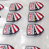 Écussons en PVC souple personnalisés avec logo, pressés à chaud, brodés, en relief, badges en caoutchouc 2D 3D pour vêtements, techniques d'impression