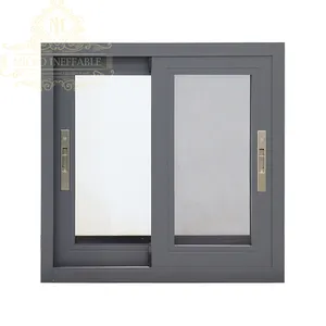 China High Quality Supplier Sliding Window Design Aluminium Sliding Window Roller Double Glazed Sliding Windows