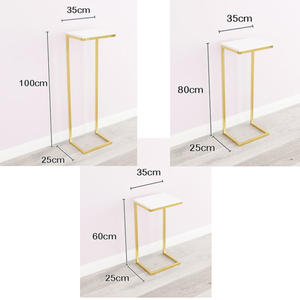 Creative Nano Gold Island para escaparate, estante de exhibición de mesa alto-bajo para zapatos, bolsos, <span class=keywords><strong>ropa</strong></span> en <span class=keywords><strong>tienda</strong></span> de <span class=keywords><strong>ropa</strong></span> - Product Image 4