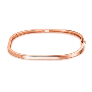 กำไลข้อมือทองคำแท้ 14K ดีไซน์เรียบหรู สำหรับผู้หญิง เครื่องประดับคุณภาพสูง ทันสมัย ผลิตโดยผู้ผลิต OEM ODM ในประเทศไทย ได้รับการรับรองจาก GIA - Product Image 1