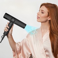 Nouvel ensemble professionnel 5-en-1 portable de fer à friser et à onduler ionique électrique avec fûts interchangeables pour usage domestique rapide et en camping-car