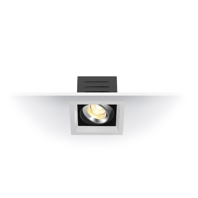 Customized 9W 3000k square Recessed Led Downlight for Workshop