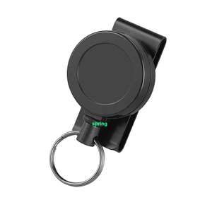 Longe porte-clés rétractable robuste avec pince de ceinture antivol mousqueton télescopique suspendu porte-clés porte-Badge accessoires - Product Image 2