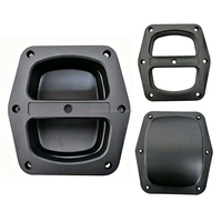 Accessoires Poignée combinée dissimulée en aluminium avec cordon de serrage, poignée hexagonale pour boîte à air, dimensions 160L*150W*55H mm