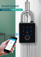 Cadenas intelligent étanche IP65 avec empreinte digitale TTlock Tuya, mot de passe, carte IC, clé pour vélo, camion, casier, bureau, sac, valise