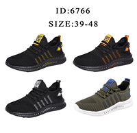 Vente en gros de chaussures de sport décontractées respirantes de grande taille pour hommes, chaussures de course et de marche légères pour l'extérieur.