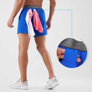 Pantalones cortos deportivos para hombre de alto rendimiento sin costuras para correr con tecnología de tela ligera - Product Image 1