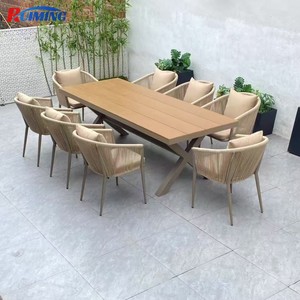 Chaise empilable moderne en <span class=keywords><strong>aluminium</strong></span> pour l'extérieur chaise de salle à manger confortable en corde pour jardin patio villa restaurant parc <span class=keywords><strong>cuisine</strong></span> - Product Image 6