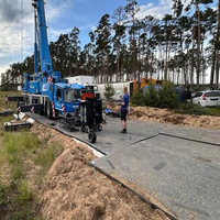 Tapetes Antideslizantes de HDPE Compuesto 4x8 para Protección de Terrenos Pantanosos, Tapetes Portátiles de HDPE para Carreteras
