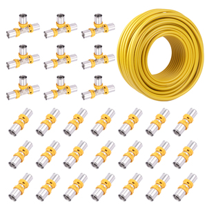 Conexiones de Presión para Gas IFAN PEX, Racord Multicouche, Plomería 16-32mm, Conexiones de Latón para Gas Propano - Product Image 4