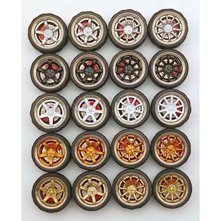 Juego De Neumáticos De Repuesto Para Coches A Escala 1:64 – Ruedas De Caucho Con Metal, Alta Elasticidad Y Agarre, Fácil Instalación, Ideal Para Modelos Y Juguetes RC