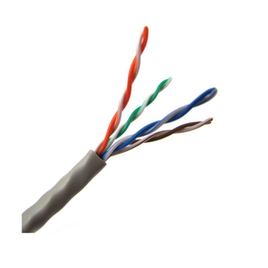 Mèo 5E Ngoài trời cáp đồng 24AWG 2pr 4PR 305m 1000ft PVC 0.5 UTP Cat5 mèo 5E mèo 6A 100m vượt qua kiểm tra tinh khiết Rắn 8 canales cat6A - Product Image 1