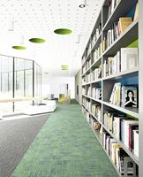 Direkt vom Hersteller Hochwertige Farbige Nylon-Büroteppichfliesen mit Individuellen Mustern für Bürorenovierungsprojekte