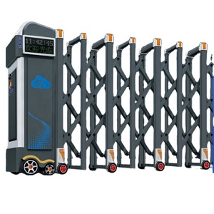 Puerta de Seguridad Retráctil Automática de Acero Inoxidable Doble, Diseño Moderno y Ecológico, para Apartamentos y Exteriores, Zhanjiang - Product Image 4