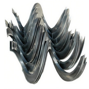 Screw Conveyor <b>Auger</b> Flight Knife <b>Drilling</b> Continuous Cold Rolled Blades for Agricultural Mining Waste Processing Equipment - Product Image 5