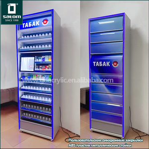 Tùy chỉnh nhựa ABS thuốc lá Rack hiển thị trường hợp với im lặng giảm xóc đồng bộ cánh tà cho khói cửa hàng - Product Image 2