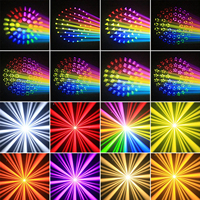 260W faisceau tête mobile équipement d'éclairage de scène RGBW Disco Robot pour barre de fête DMX512 contrôle E27 ampoule Base IP33 Ra90