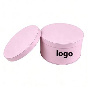 Empty Metal Round 2oz 4oz 8oz 16oz Tin Candle Can <b>Box</b> Container Seamless Cream Green Purple Black <b>Pink</b> Candle Tin With Lid 8oz - Product Image 2