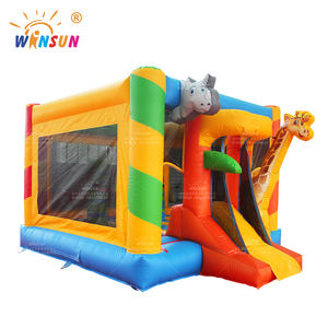WINSUN Outdoor Playground Inflatable Animals Molding Bouncy House Inflatable Castle PVC Material Lead-free <b>Fireproof</b> Easy Setup - Product Image 2