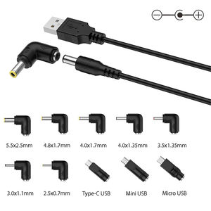 Toptan 5v 2.5mm varil jack 5x2.5 dc fiş usb kablosu - Product Image 6