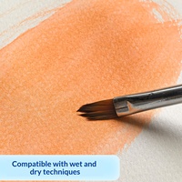 Cuaderno de Dibujo de Acuarela de Primera Calidad con Encuadernación en Espiral, Papel Grueso de 160 g/m², 40 Hojas, Cuaderno de Dibujo Artístico para Estudiantes de Pintura