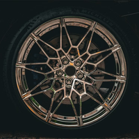 Velg Mobil Penumpang Premium 5x112 5x120 1-Piece Silver Deep Dish 18-21 6061-T6 Forged Wheel untuk E90 E91 E92 Seri 3 4 5 6 G20 G21