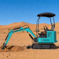 Mini-excavatrice compacte sur chenilles 1750 kg, 29 kW 39 CV, avec moteur Laidong et pompe à engrenages, pour travaux de renouvellement urbain, de canalisations et de rénovation de vergers