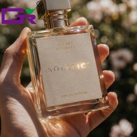 Étiquette de parfum personnalisée en feuille d'or gaufrée, découpée sur mesure, autocollant de luxe pour flacon de parfum, pour l'image de marque des cosmétiques et l'emballage de la maison de beauté